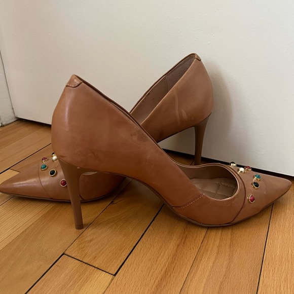 Brazilian brand Via Uno stiletto heels. Buttery Leather uppers. - Picture 2 of 6